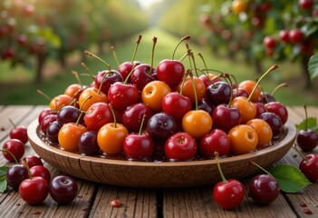 The red ripe cherries of 2025