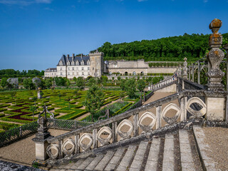 Château et jardin de Villandry sur la Loire