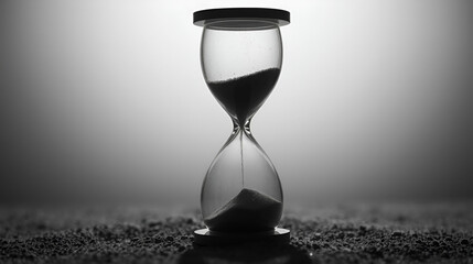 Shadow sand flows through invisible hourglass. Environment warps around dark particles. Measures time by absence and emptiness.