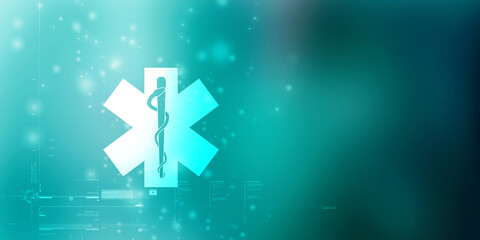 2d illustration medicine pharmacy sign snake
