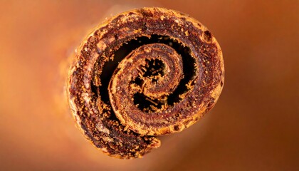 Baking process cinnamon roll home kitchen food photography warm environment close-up view culinary art