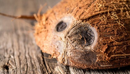 Naklejka premium Close-up of a unique natural object forest floor photography macro view organic textures and features