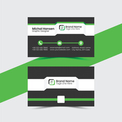 Modern Professional creative business card template design