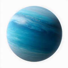 Uranus Planet with Blue Tones
