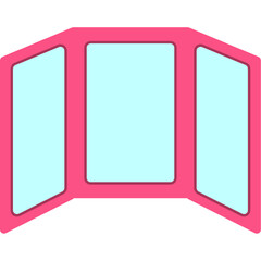 Funhouse Mirrors Icon