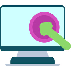 Touch Screen Monitor Icon