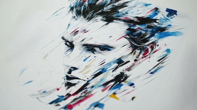 A detailed capture of a magazine page rich with artistic illustrations and thought-provoking content, featuring a sleek layout that invites readers in. 