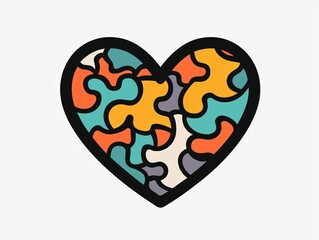 Puzzle Heart Design