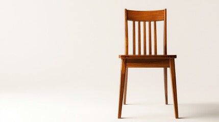 Simple wooden chair, elegant design