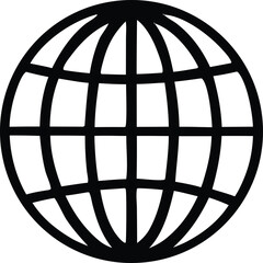 This design features a global sphere, an icon of our planet earth, seemingly trapped within a net or cage-like shape, illustrating a concept of confinement in the interconnected world wide web