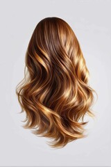 Fototapeta premium Hair care Elegant hair oil and smooth hair strands with soft edge lighting and fog diffuser effect, clean commercial shoot style.