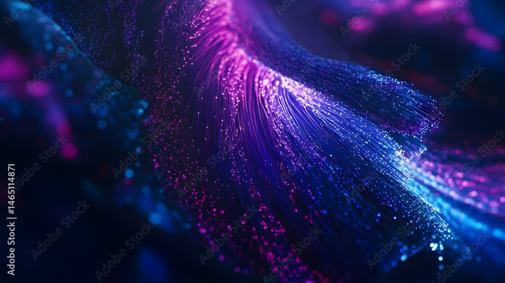 Poster abstract design with vibrant colors and dynamic textures.