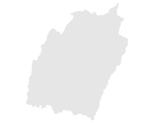 Obraz premium Gray Map of Manipur , India