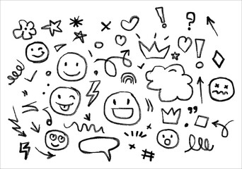 Hand-drawn vector illustrations with artistic lines and sketchy style. Ideal for creative projects, branding, posters, and digital content with a personal, organic touch.