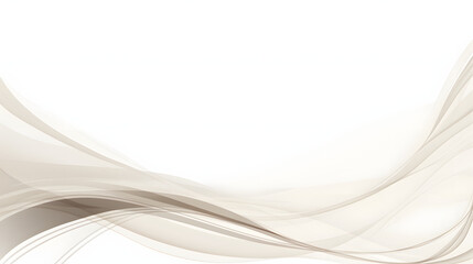 Fototapeta premium Flowing smooth lines creating a sense of movement and tranquility in a minimalist design.