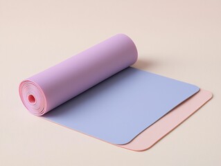 Pastel Yoga Mat Roll