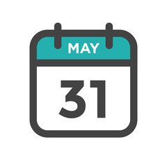 May 31 Calendar Day or Calender Date - Deadline or Appointment