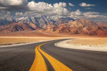 Winding Road Through Mountains (2)