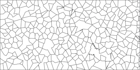 Obraz premium Abstract cell structure pattern black and white graphic design for background texture and science concepts