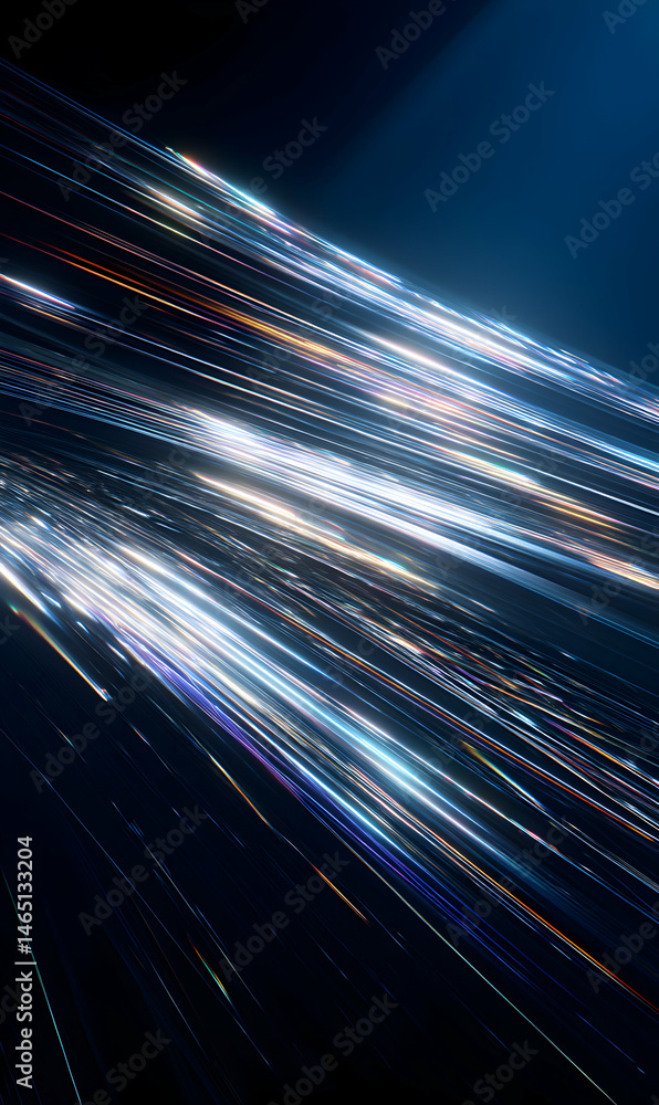 Poster illuminated streaks dance across a nocturnal canvas creating a mesmerizing display of cosmic energy 