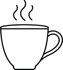 cup of coffee with steam