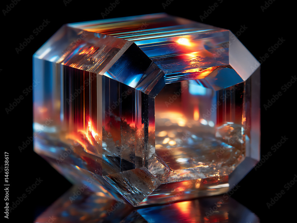 Aufkleber dynamic data container geometric polygon gradient