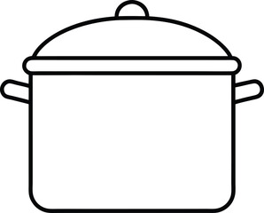cooking pot vector illustration