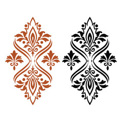  Luxury Damask Ornaments decorative Vector Floral Design.