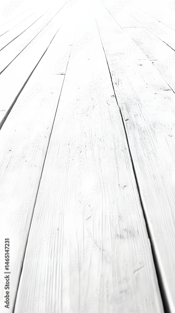 Poster close up of weathered white wooden planks with natural wood grain and textured surface creating a mi