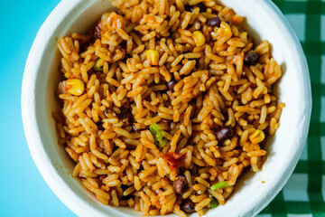 Bowl of Spicy Mexican Style Rice