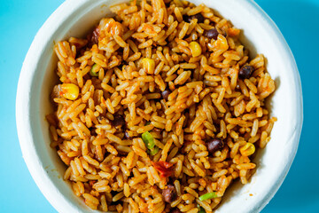 Bowl of Spicy Mexican Style Rice