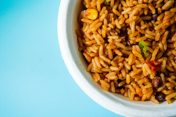 Bowl of Spicy Mexican Style Rice