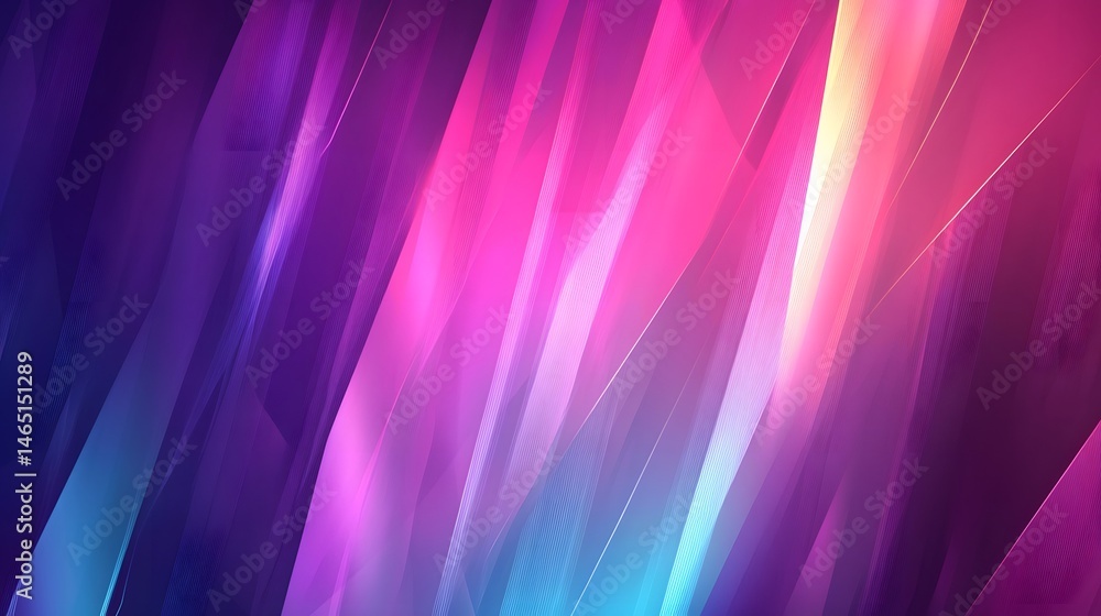 Poster mesmerizing abstract design featuring an intricately woven pattern of vibrant luminous streams and w