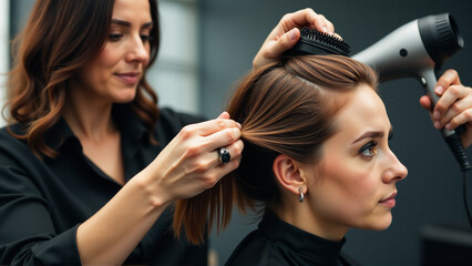 Dynamic Hairstyling in Progress