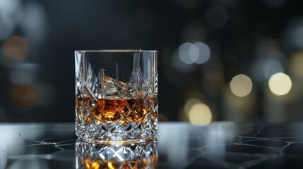 A Crystal Whiskey Glass