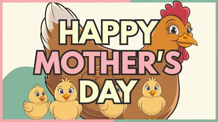 Obraz premium Happy Mother's Day: A Celebration of Love, Care, and Family Bonds, Poster & Flat Banner