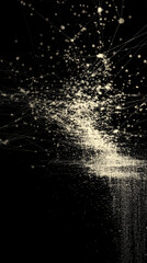 Obraz premium An abstract net of interconnect data points.