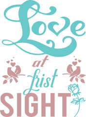 love at frist sight t shirt desgine