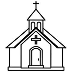 church icon vector
