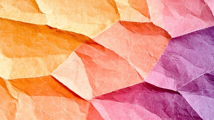 Soft Lavender and Orange Paper Texture with Subtle Geometric Shapes