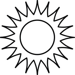 sun vector illustration