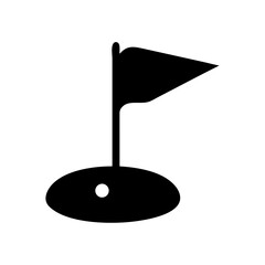 Golf game sport recreation golfing course hole flag putting green leisure activity competition, sport