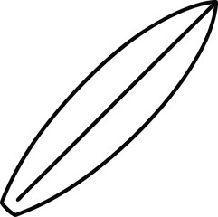 vector illustration of a surfboard