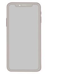 Illustration of Modern Smartfone Device