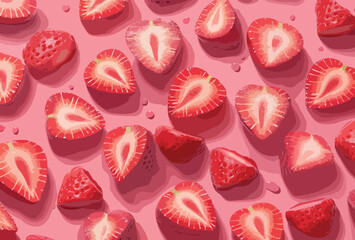 strawberry pattern