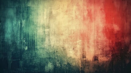 Obraz premium Grungy textured wall with vibrant color gradients