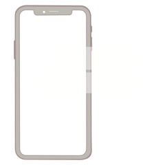 Smartphone with Text Message Bubbles Illustration 