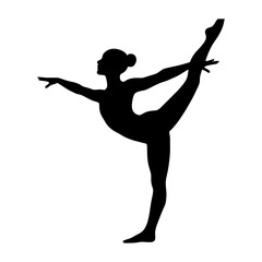 gymnast, gymnast silhouette, tumbling silhouette, gymnastics tumbling silhouette, gymnast silhouette sunset