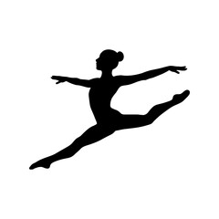 gymnast, gymnast silhouette, tumbling silhouette, gymnastics tumbling silhouette, gymnast silhouette sunset