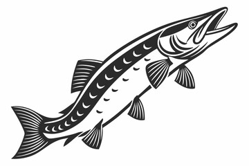 gar sihouette black vector